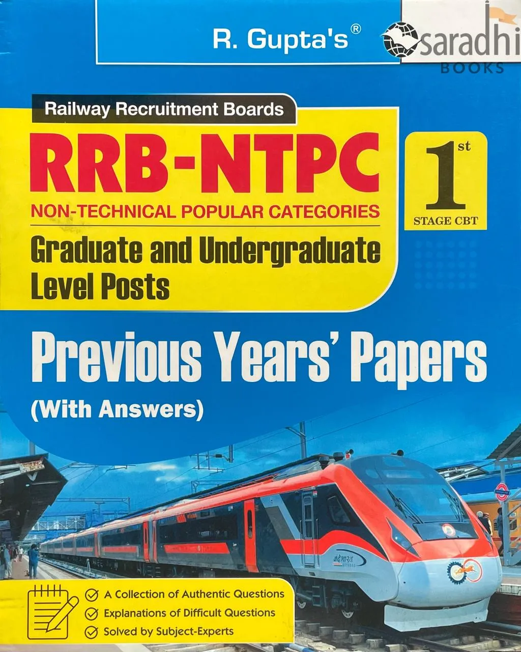RRB-NTPC: Graduate & Undergraduate Level Posts (1st Stage Exam) Previous Years’ Papers (With Answers) 2026 | R Gupta's | Ramesh Publishing House