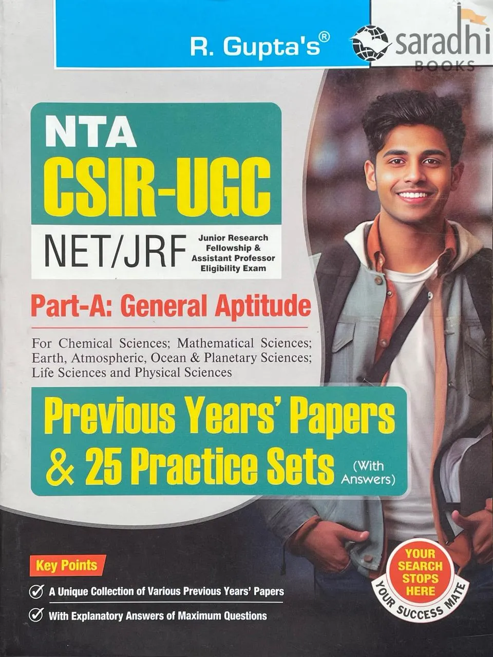CSIR-UGC-NET/JRF (Part-A: General Aptitude) – Previous Years’ Papers & 25 Practice Sets (With Answers) 2026 | R Gupta's | Ramesh Publishing House