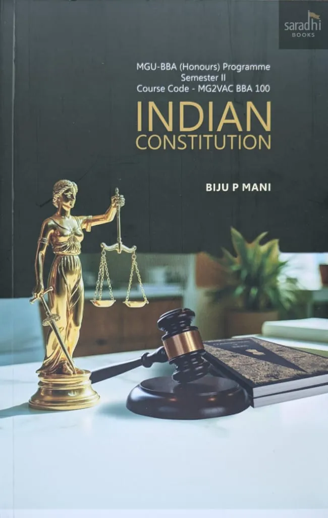 Indian Constitution | Prakash Publications | MGU - BBA (Honours) Programme | Semester 2 | Course Code: MG2VAC BBA 100