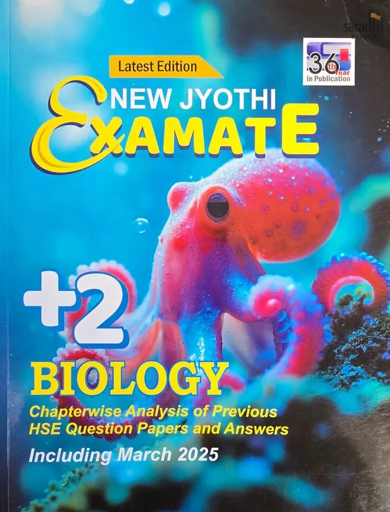 New Jyothi Examate | Class 12 | Biology | Chapterwise Analysis of Previous HSE Question Papers and Answers | New Jyothi Biology Class 12 Question Papers & Answers
