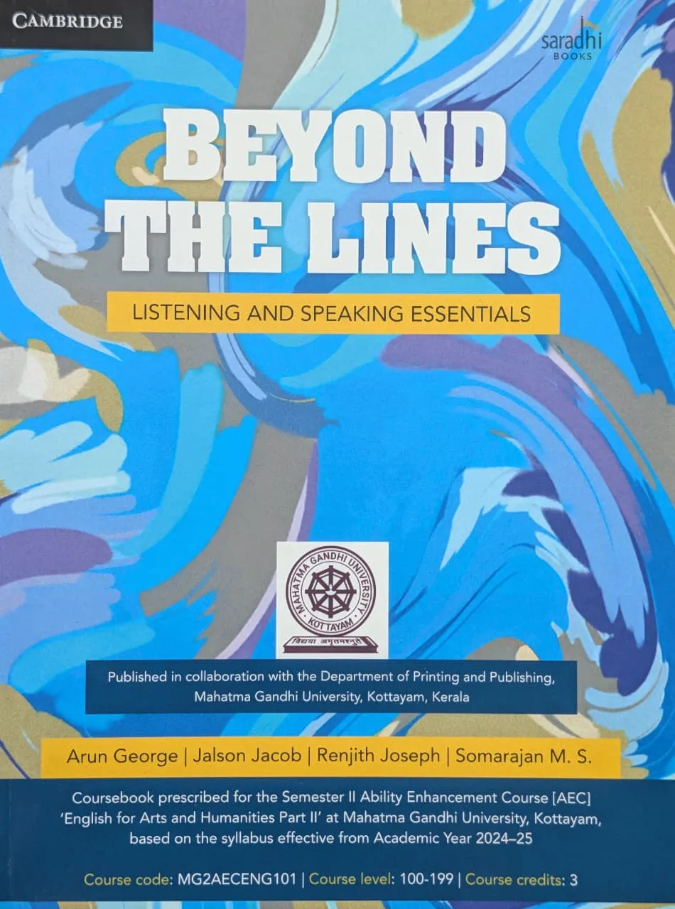 Beyond The Lines Semester 2 Textbook For Ability Enhancement Course (AEC) MGU
