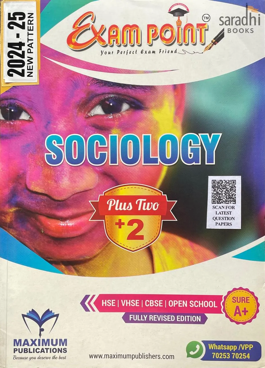Exam Point Class 12 Sociology 2026 | NCERT Syllabus | Maximum Publishers