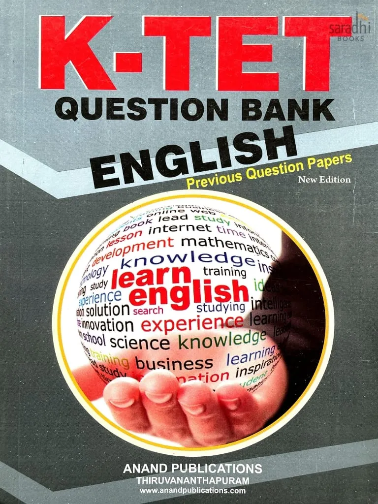 K-TET Question Bank 2026| English |Anand Publications | KTET English Question Bank