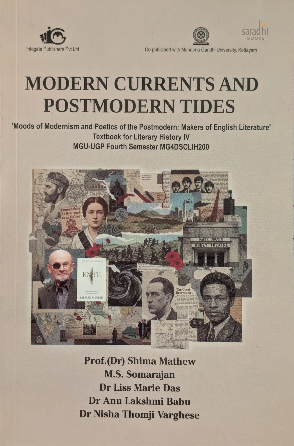 Modern Currents And Postmodern Tides Semester 4 Textbook For MGU-UGP Literary History