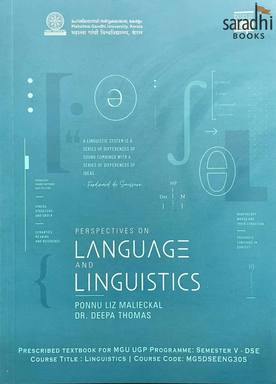 Perspectives on Language and Linguistics |  BA English Semester 5 textbook | Mahatma Gandhi University | MG5DSEENG305 | Books of Polophony
