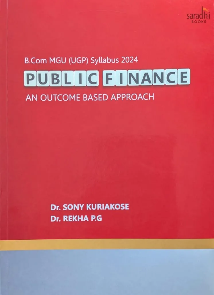 Public Finance | Prakash Publications | B.Com. MGU (UGP), Syllabus 2024